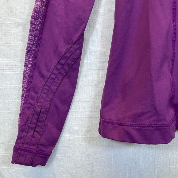 Lululemon Purple Long Sleeve Run For Your Life Wrap Pullover Hoodie Size 6 - Picture 3 of 10